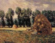 Claude Monet Haystacks painting